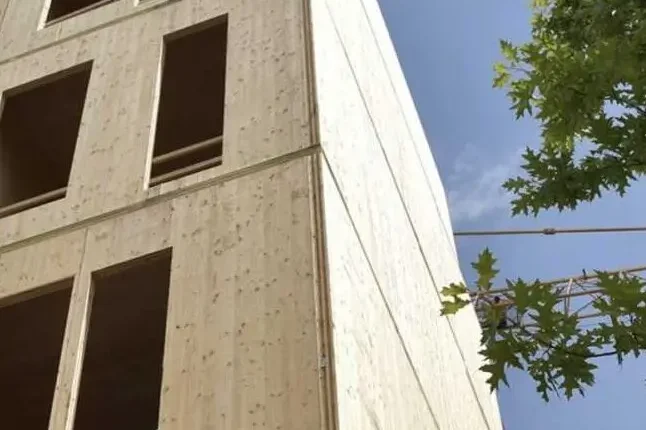 prefab CLT hout bouwen